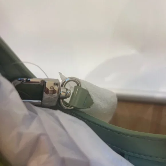 NWT STAUD Pale Jade Mini Moon Bag - Picture 6 of 6